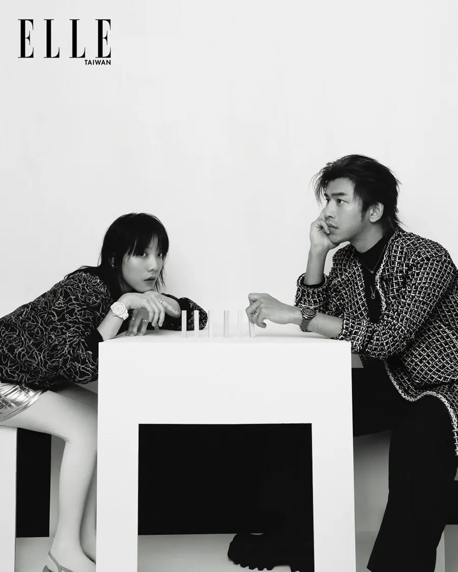 Chen Bolin & Chung Suet Ying @ ELLE Taiwan December 2024