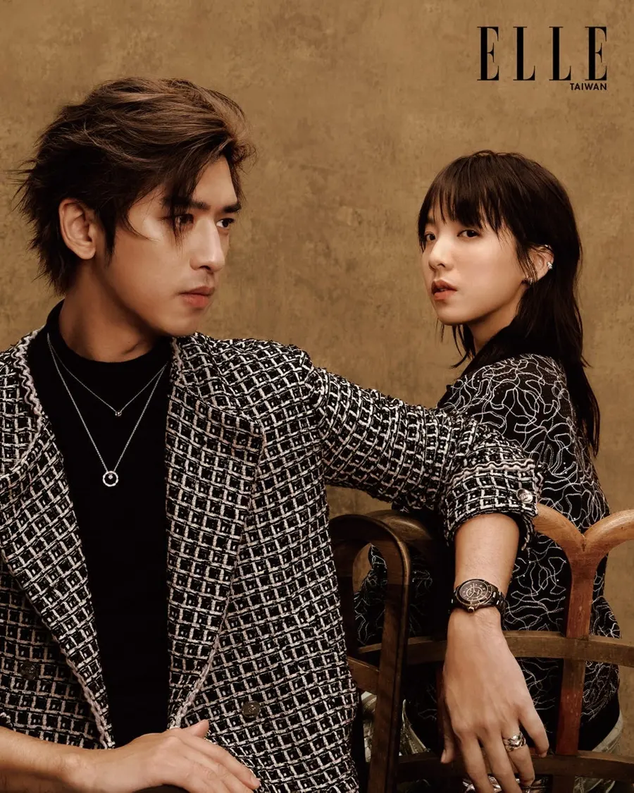 Chen Bolin & Chung Suet Ying @ ELLE Taiwan December 2024