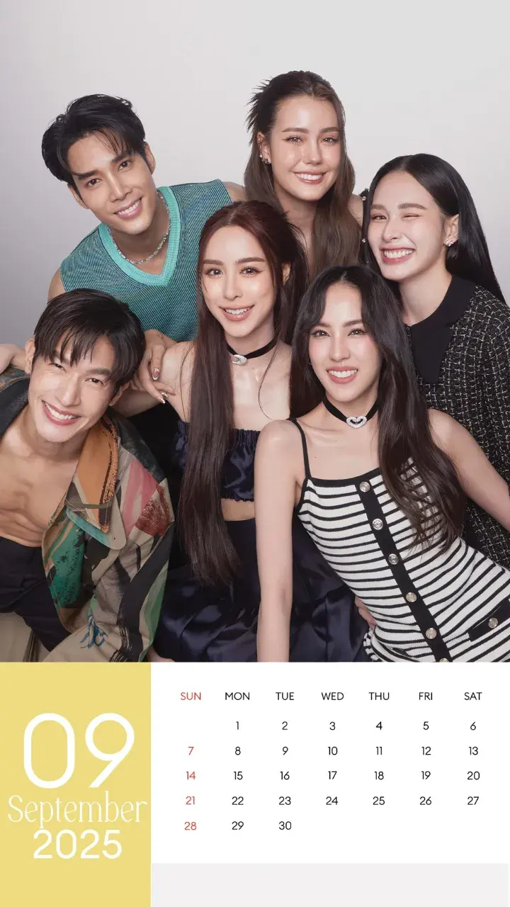 ปฏิทินปีใหม่ ช่อง 3 2568/2025