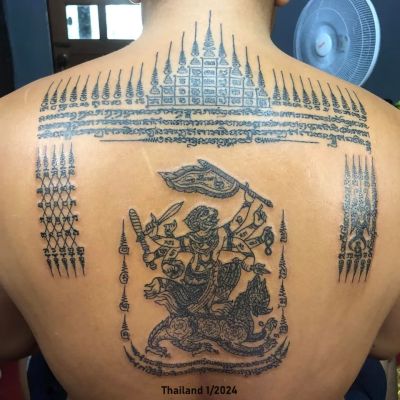 Thai Sak Yant: Hanuman Tua Kao 🇹🇭