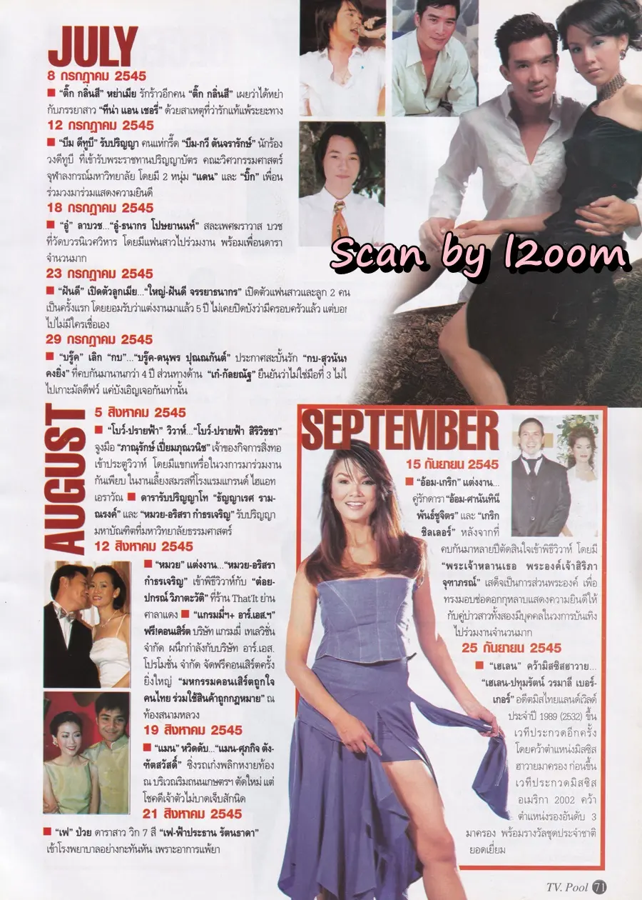 (วันวาน) นิตยสาร ทีวีพูล ปีที่ 13 ฉบับที่ 657 ธันวาคม 2545