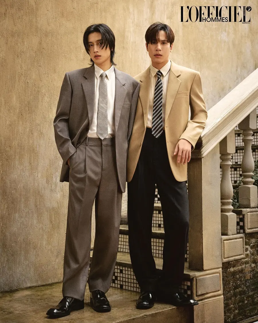 เจษ-เจษฎ์พิพัฒ & ไบเบิ้ล-วิชญ์ภาส @ L’OFFICIEL HOMMES Thailand December 2024