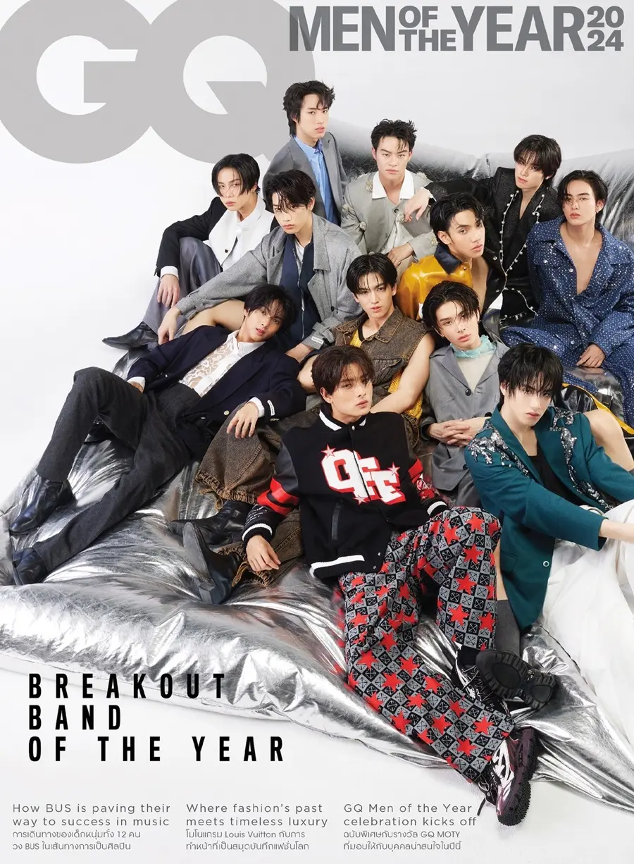 12 หนุ่มวง BUS @ GQ Thailand December 2024