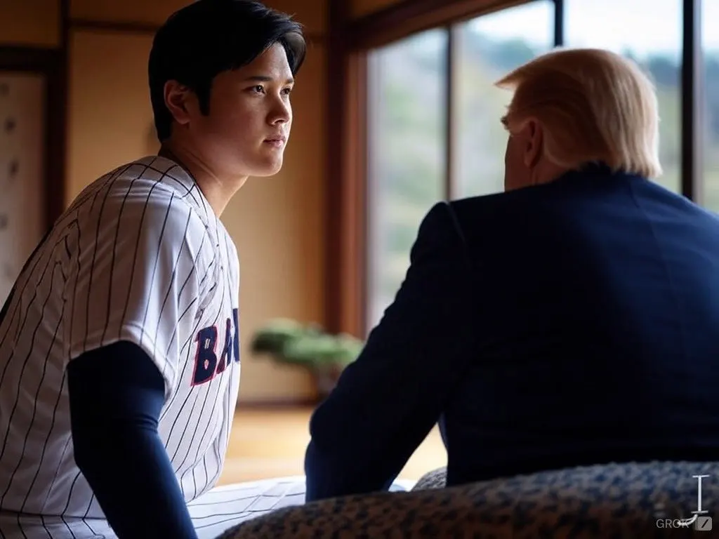 Images of Shohei Ohtani by AI.