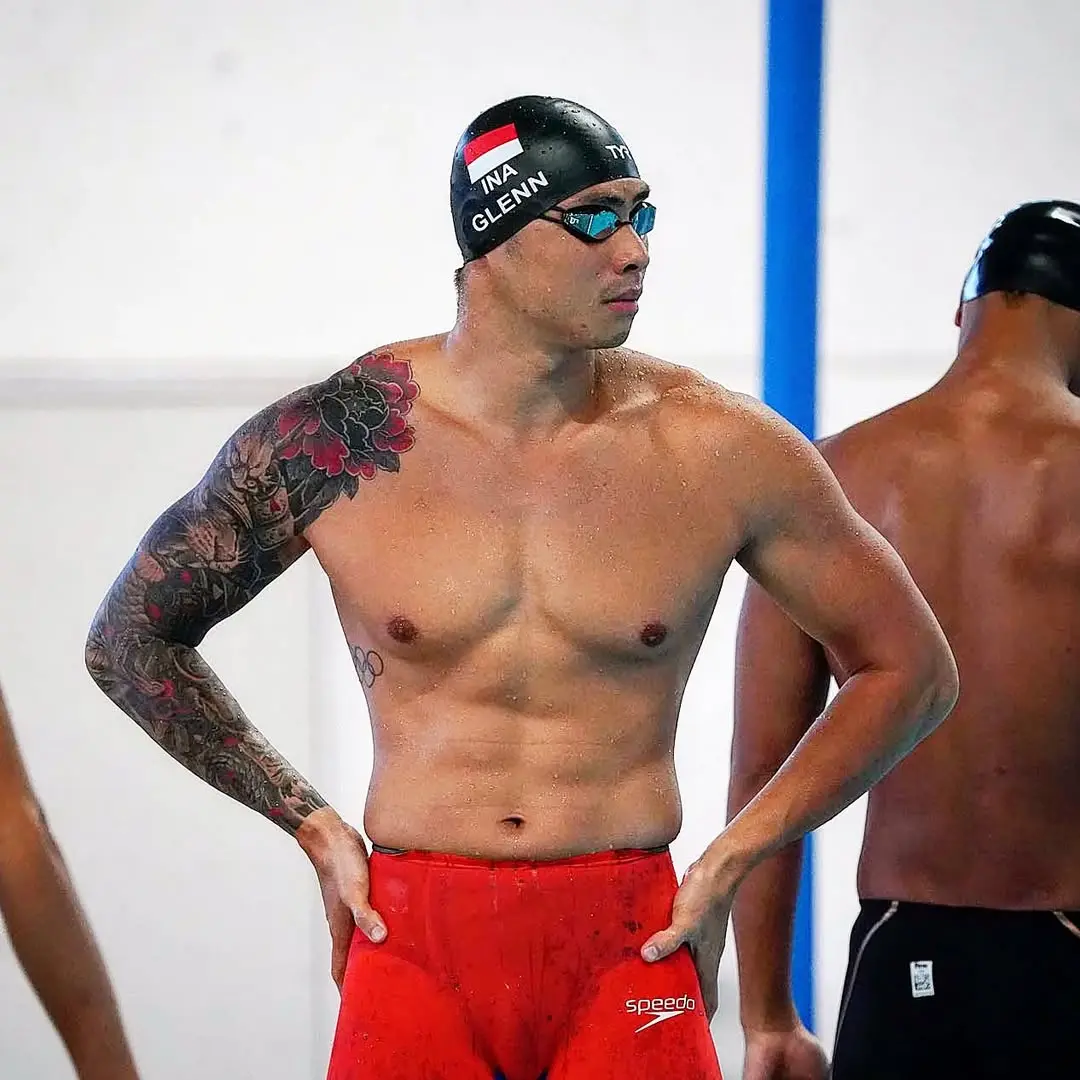 Indonesian swimmers : Glenn Victor Sutanto