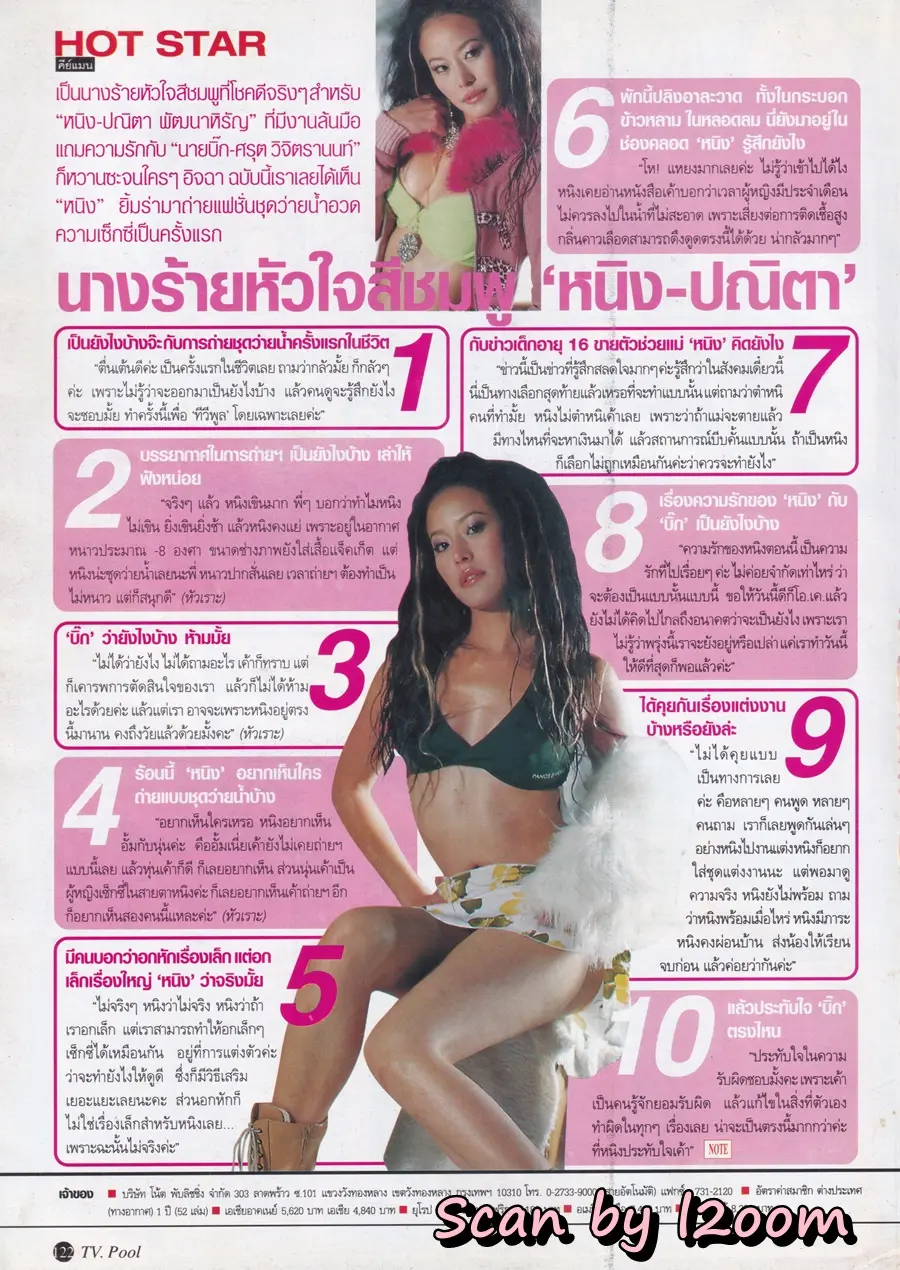 (วันวาน) หนิง ปณิตา @ นิตยสาร ทีวีพูล ปีที่ 15 ฉบับที่ 775 เมษายน 2548