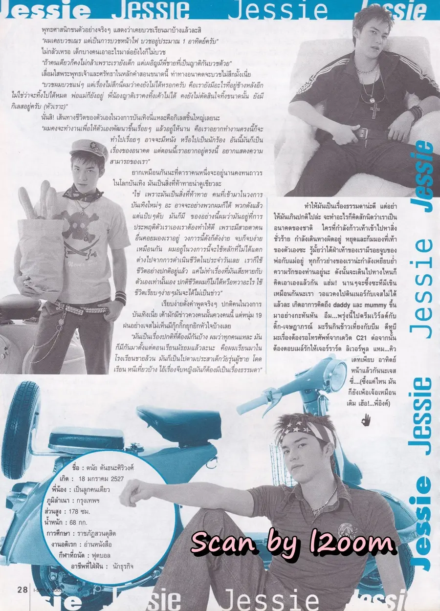 (วันวาน) เจสซี่ ดนัย @ i-SPY ปีที่ 8 ฉบับที่ 118 ปักษ์หลัง สิงหาคม 2546