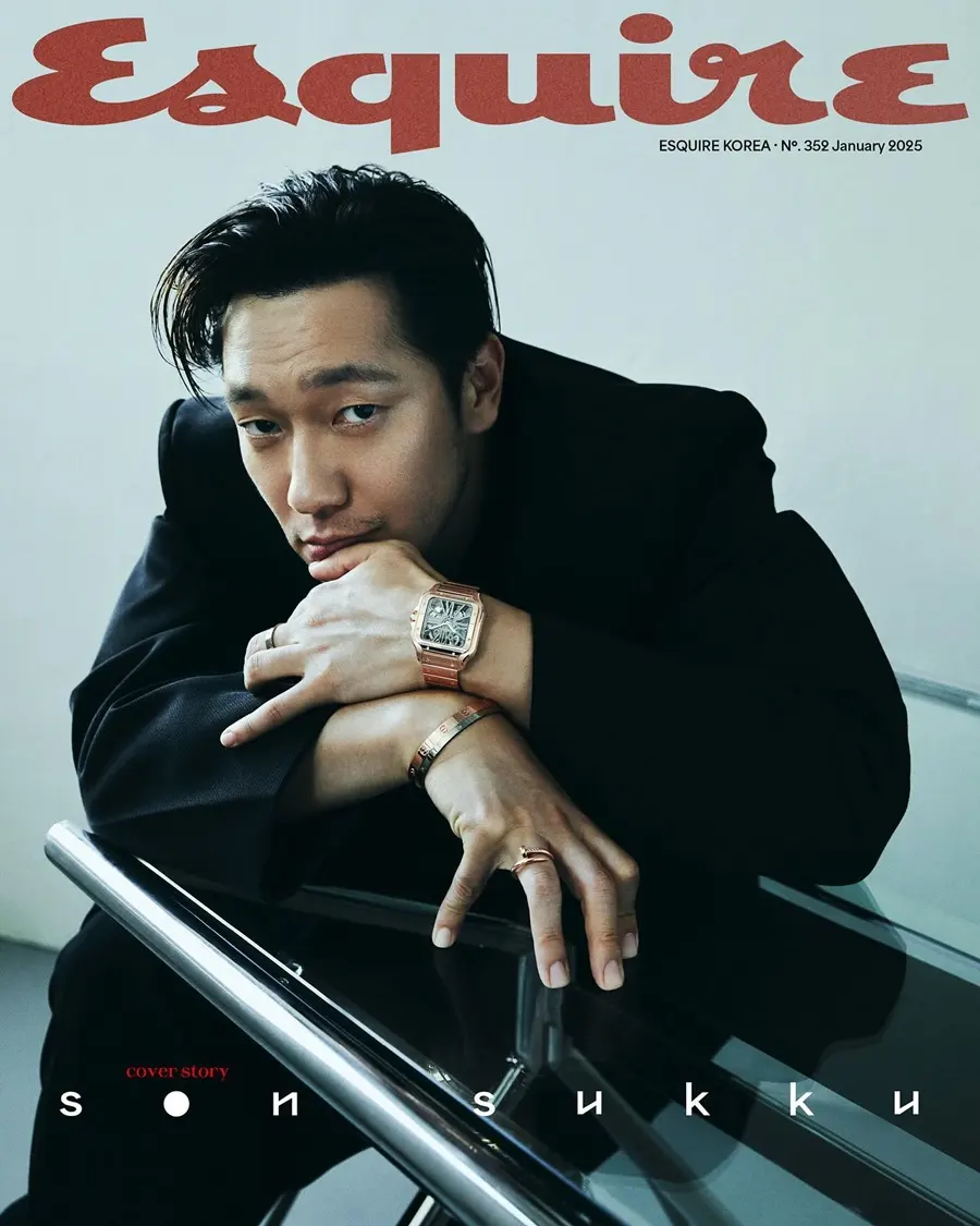 Son Suk Ku @ Esquire Korea January 2025