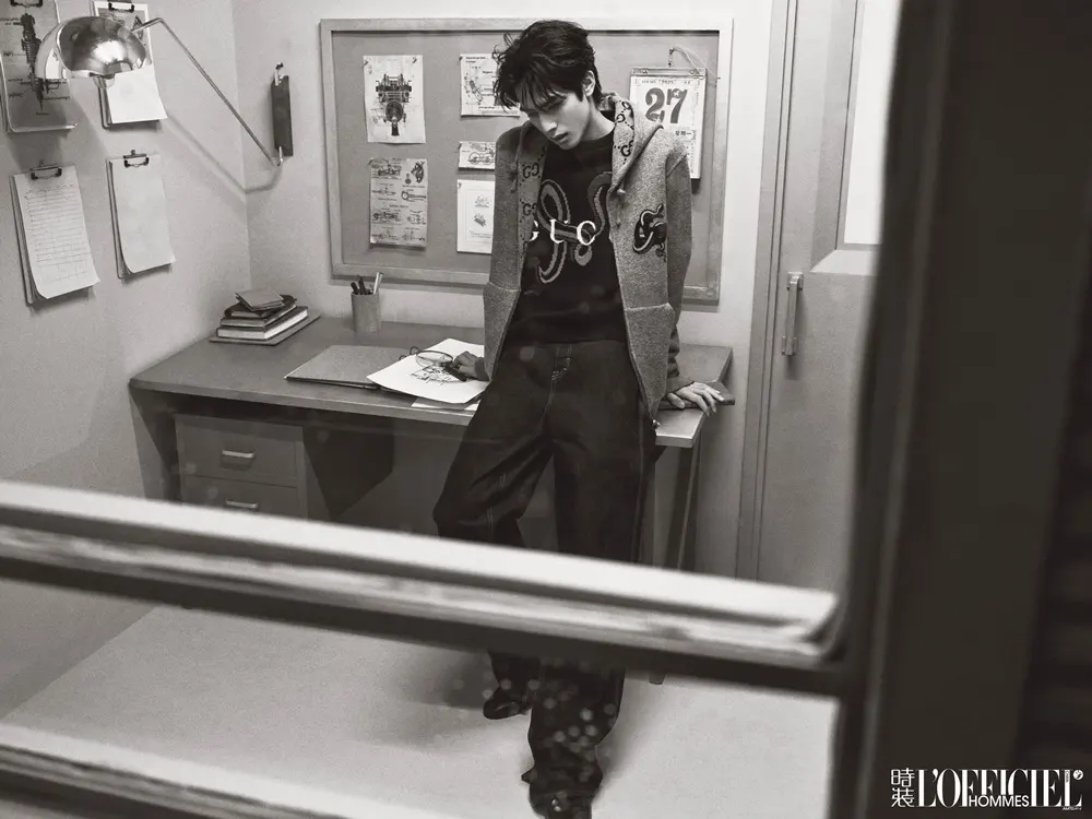 Song Weilong @ L’OFFICIEL HOMMES China January 2025