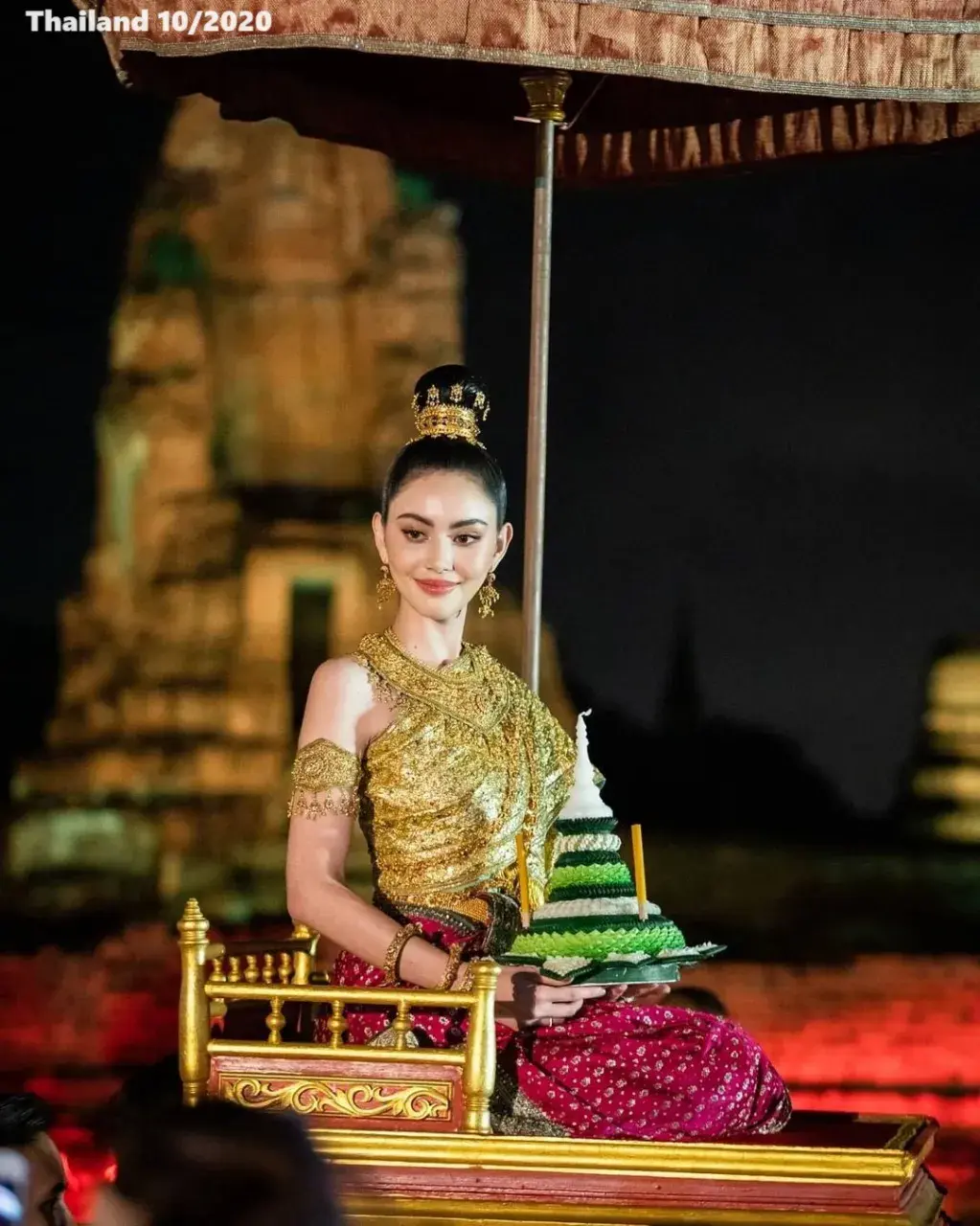 Mai Davika in Loy Krathong Day 🇹🇭
