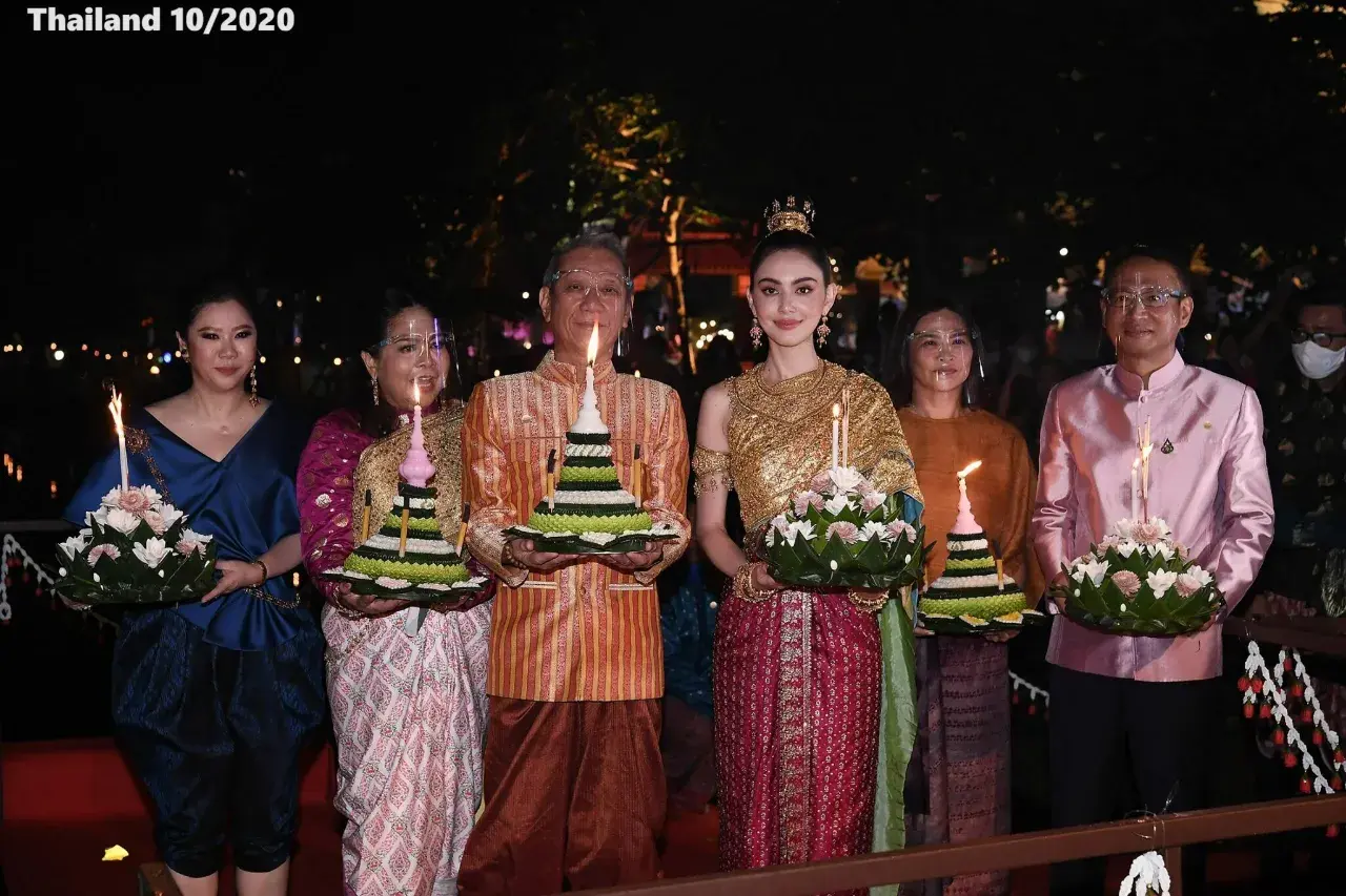 Mai Davika in Loy Krathong Day 🇹🇭