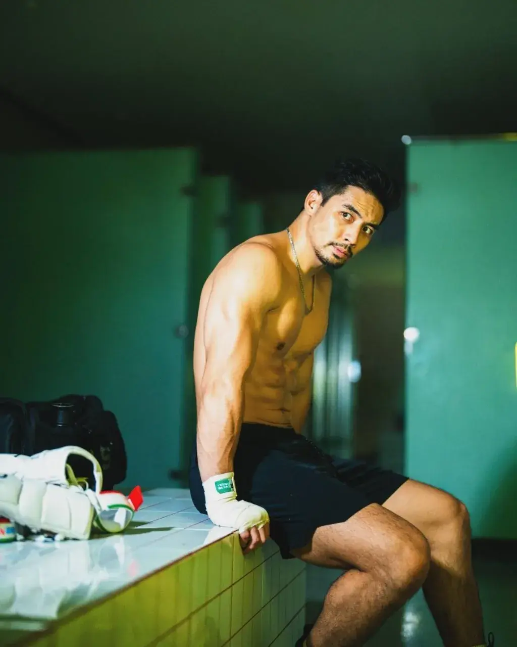 พ่อโยชิสตั๊นที่หล่อล่ำที่สุด