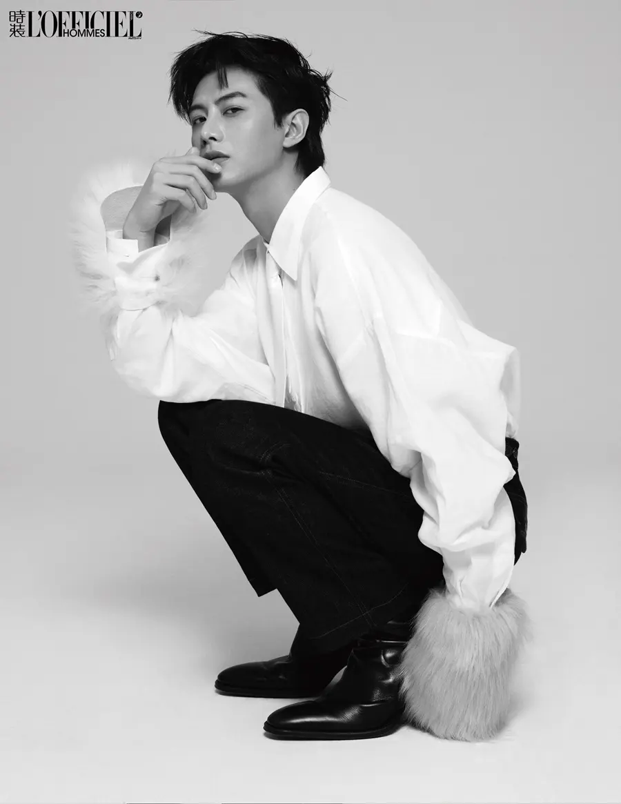 He Jianqi @ L’OFFICIEL HOMMES China February 2025