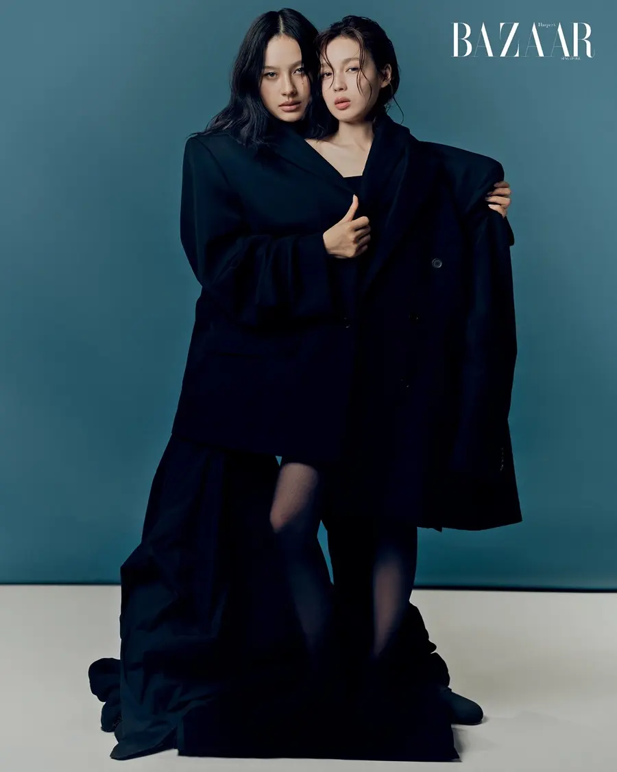 มิ้ลค์-พรรษา & เลิฟ-ภัทรานิษฐ์ @ Harper's BAZAAR Singapore April 2025