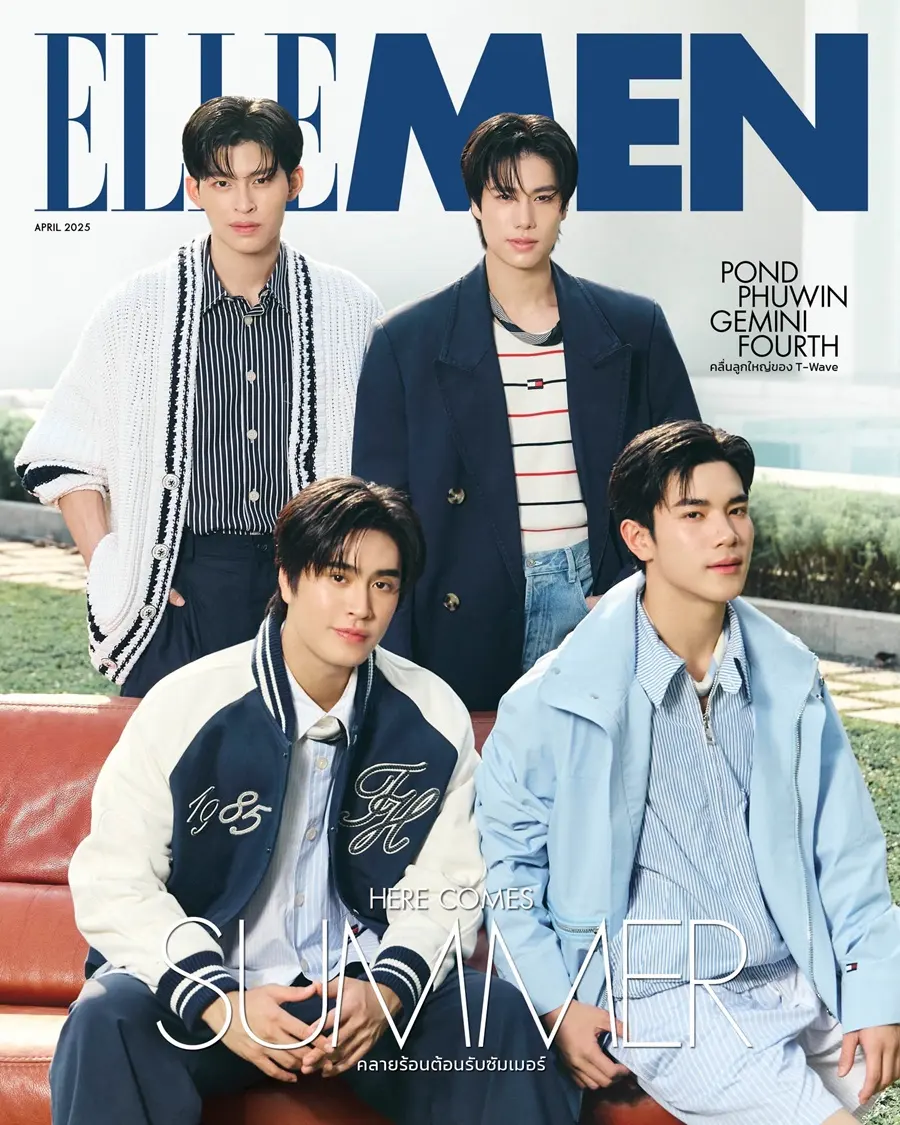 เจมีไนน์-โฟร์ท-ปอนด์-ภูวินทร์ @ ELLE MEN Thailand-Hong Kong April 2025
