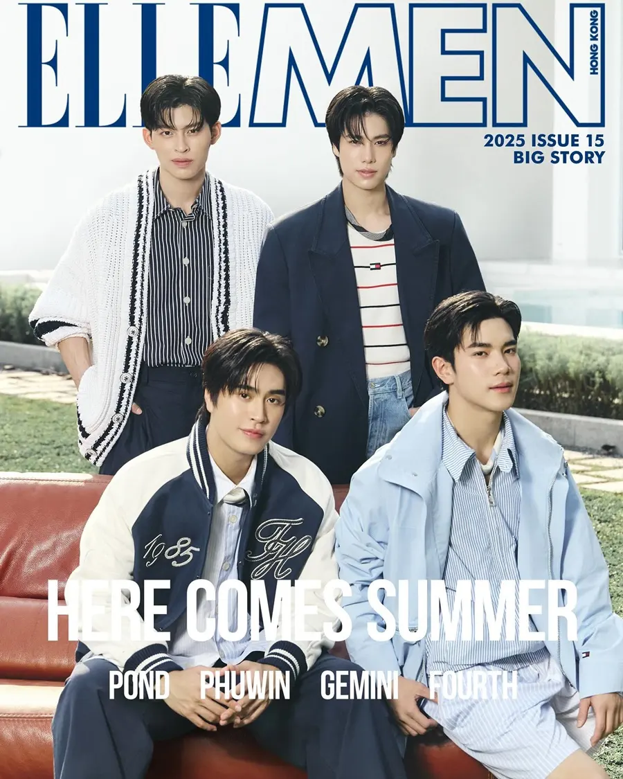 เจมีไนน์-โฟร์ท-ปอนด์-ภูวินทร์ @ ELLE MEN Thailand-Hong Kong April 2025