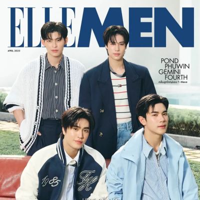 เจมีไนน์-โฟร์ท-ปอนด์-ภูวินทร์ @ ELLE MEN Thailand-Hong Kong April 2025