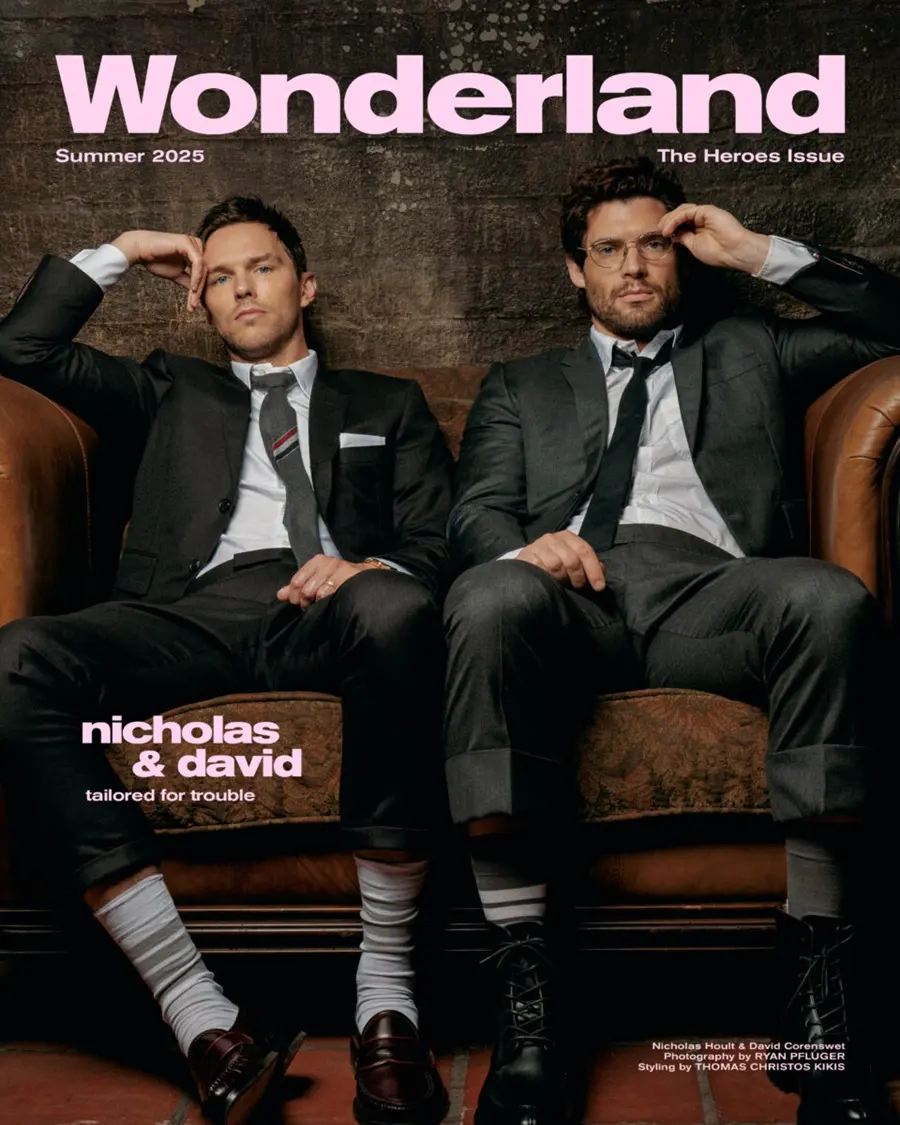 David Corenswet & Nicholas Hoult @ Wonderland UK Summer 2025