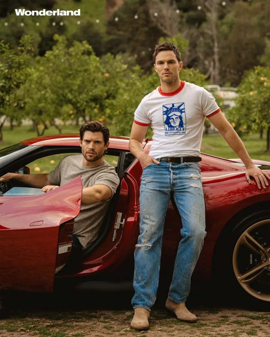 David Corenswet & Nicholas Hoult @ Wonderland UK Summer 2025