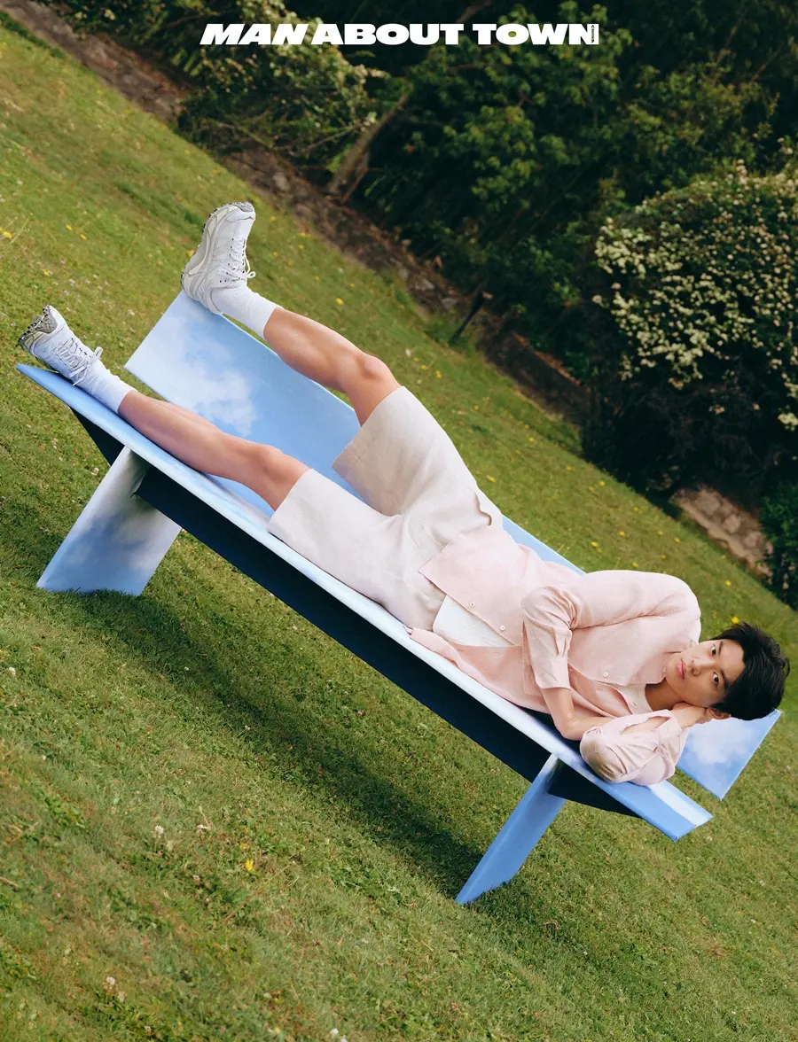 Wang Shun @ MAN ABOUT TOWN China May 2025