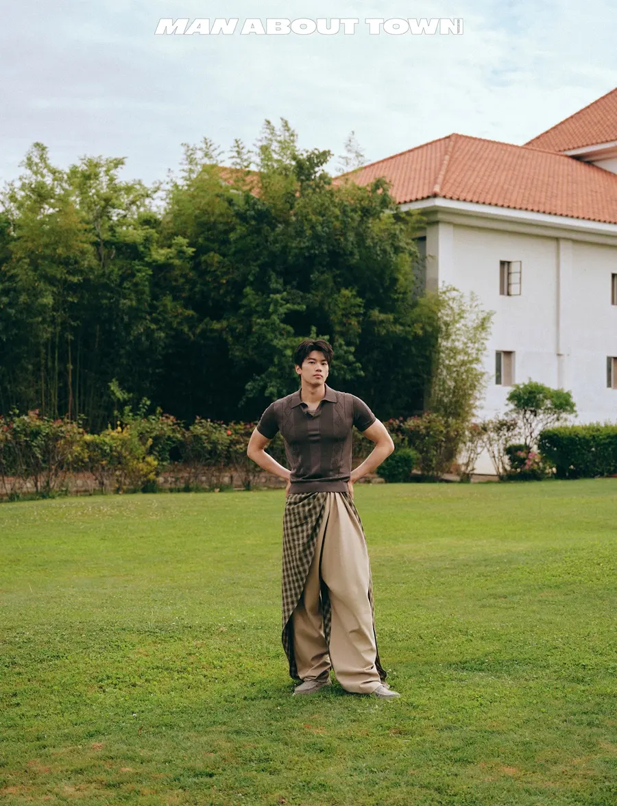 Wang Shun @ MAN ABOUT TOWN China May 2025