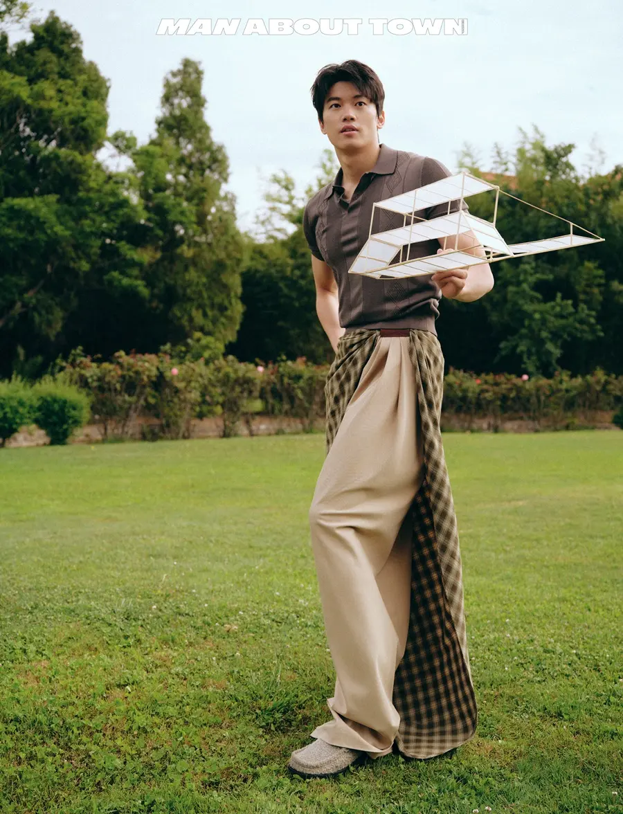 Wang Shun @ MAN ABOUT TOWN China May 2025