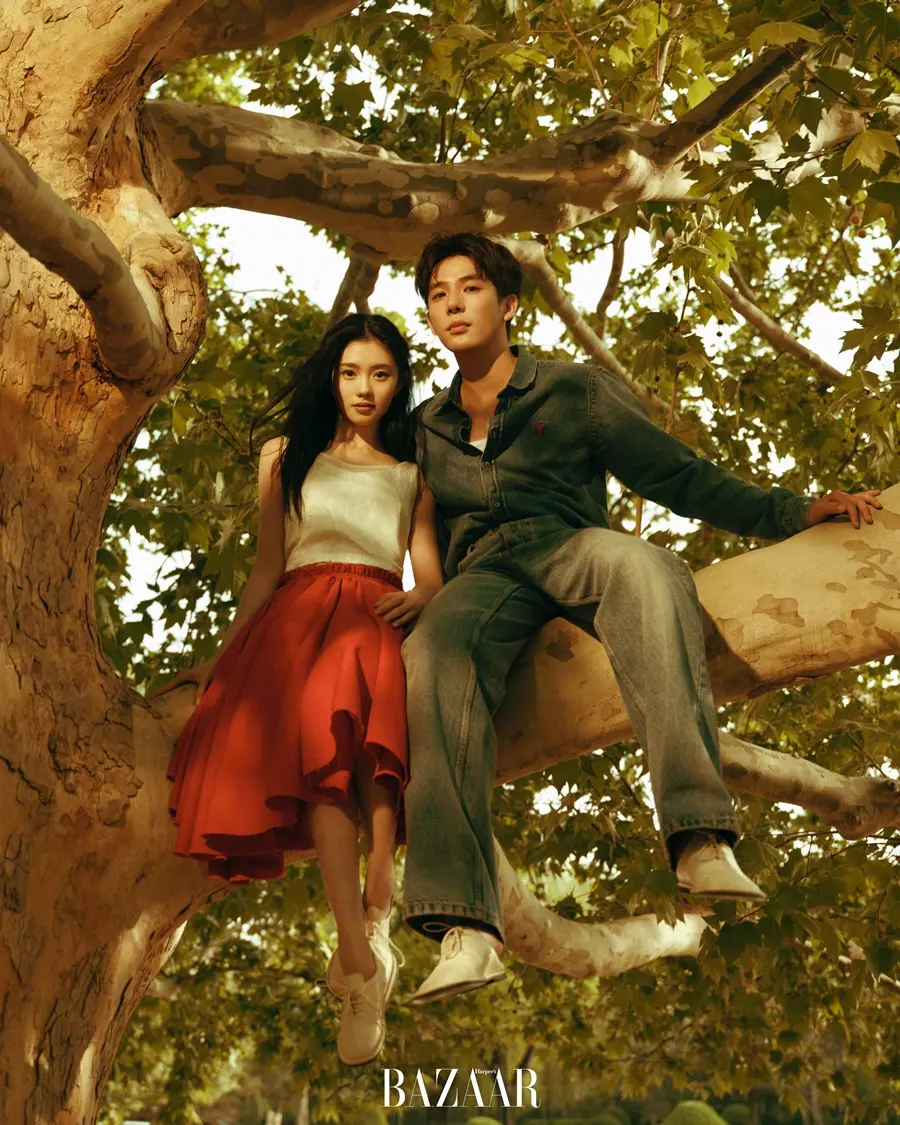 Liu Haocun & Wang Anyu @ Harper's BAZAAR China May 2025