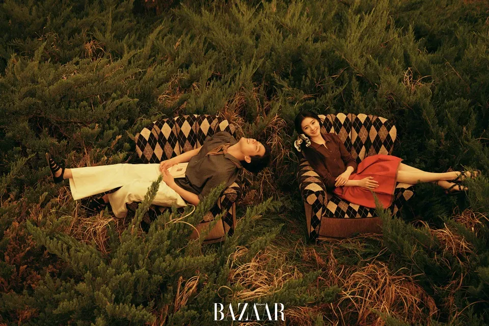 Liu Haocun & Wang Anyu @ Harper's BAZAAR China May 2025
