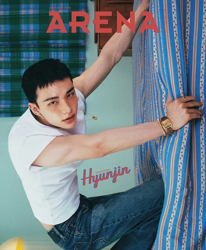 (Stray Kids) Hyunjin @ Arena HOMME+ Korea June 2025