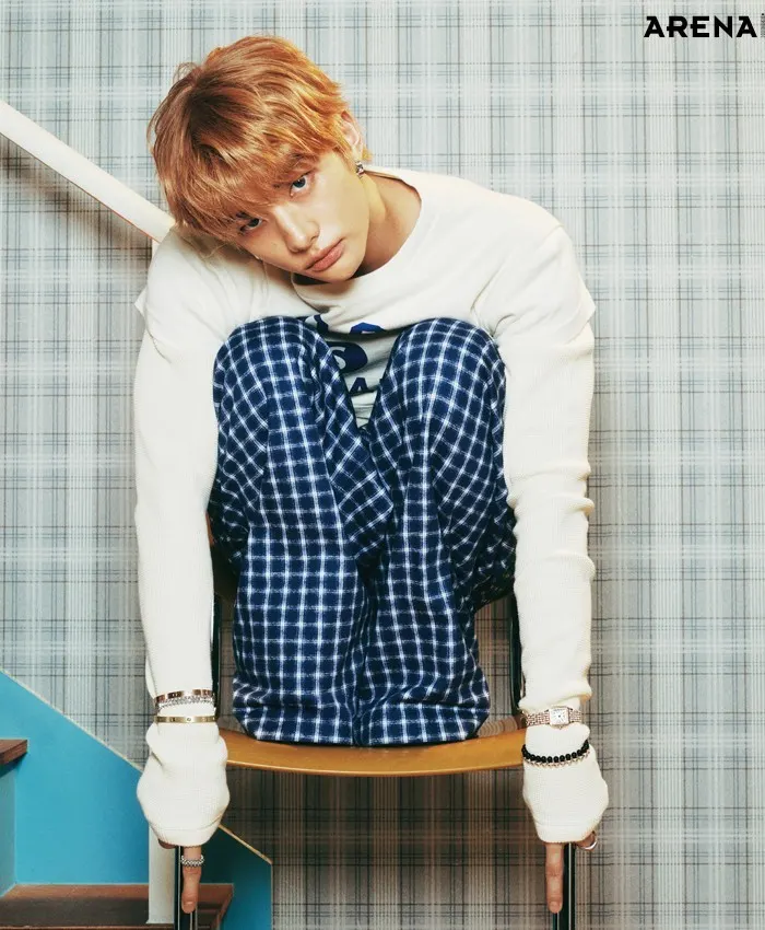(Stray Kids) Hyunjin @ Arena HOMME+ Korea June 2025