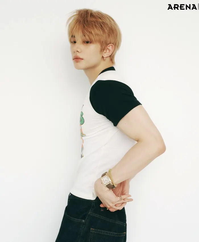 (Stray Kids) Hyunjin @ Arena HOMME+ Korea June 2025