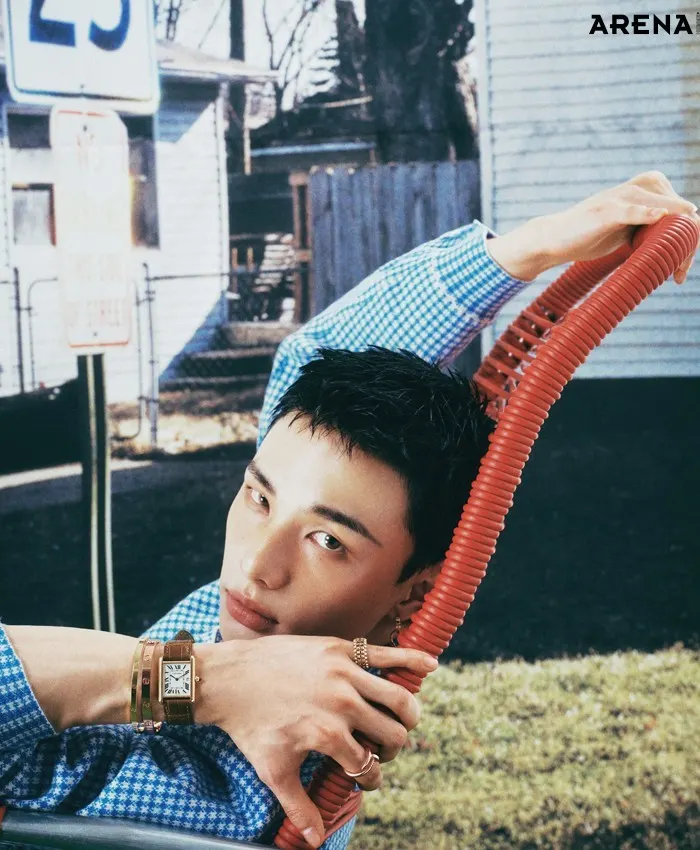 (Stray Kids) Hyunjin @ Arena HOMME+ Korea June 2025