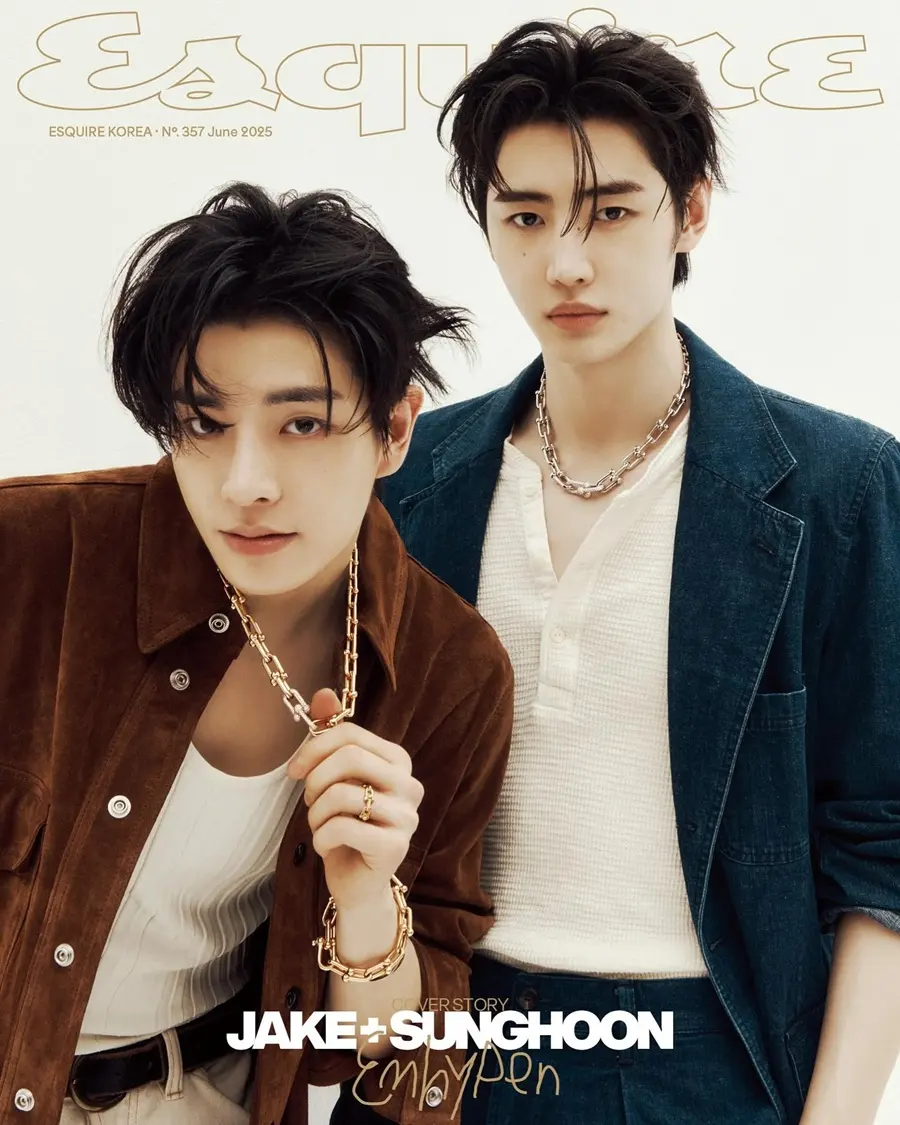 (ENHYPEN) Jake & Sunghoon @ Esquire Korea June 2025