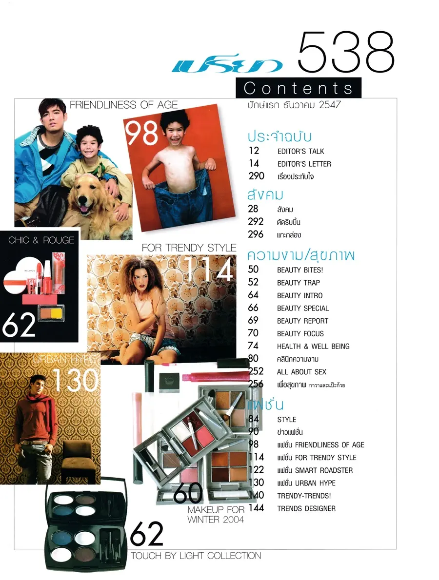 (วันวาน) หนุ่ม ศรราม & แพทริค ชานน @ นิตยสาร เปรียว ฉบับที่ 538 ธันวาคม 2547