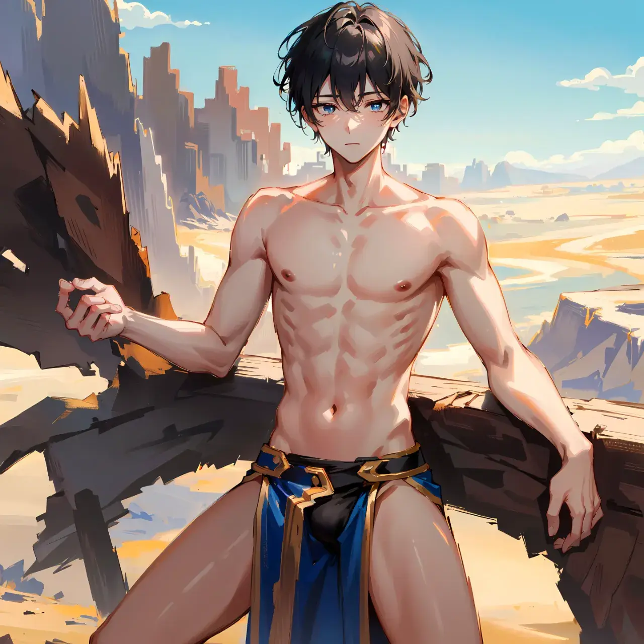 การ์ตูนผู้ชายหล่อเท่ 344