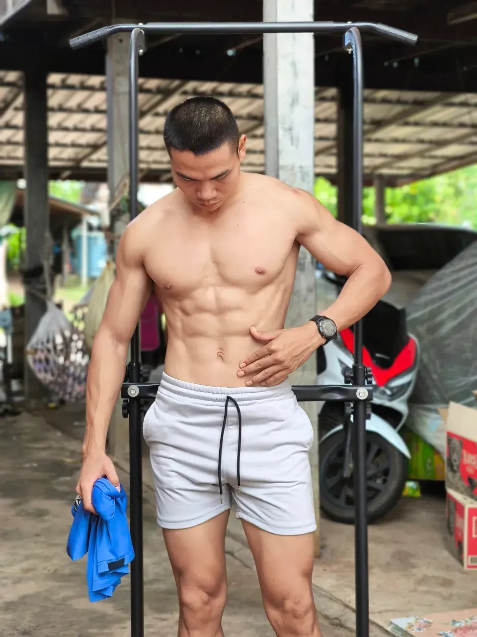 ยอมโดนน้ำอัดฉีดให้พุ่ง