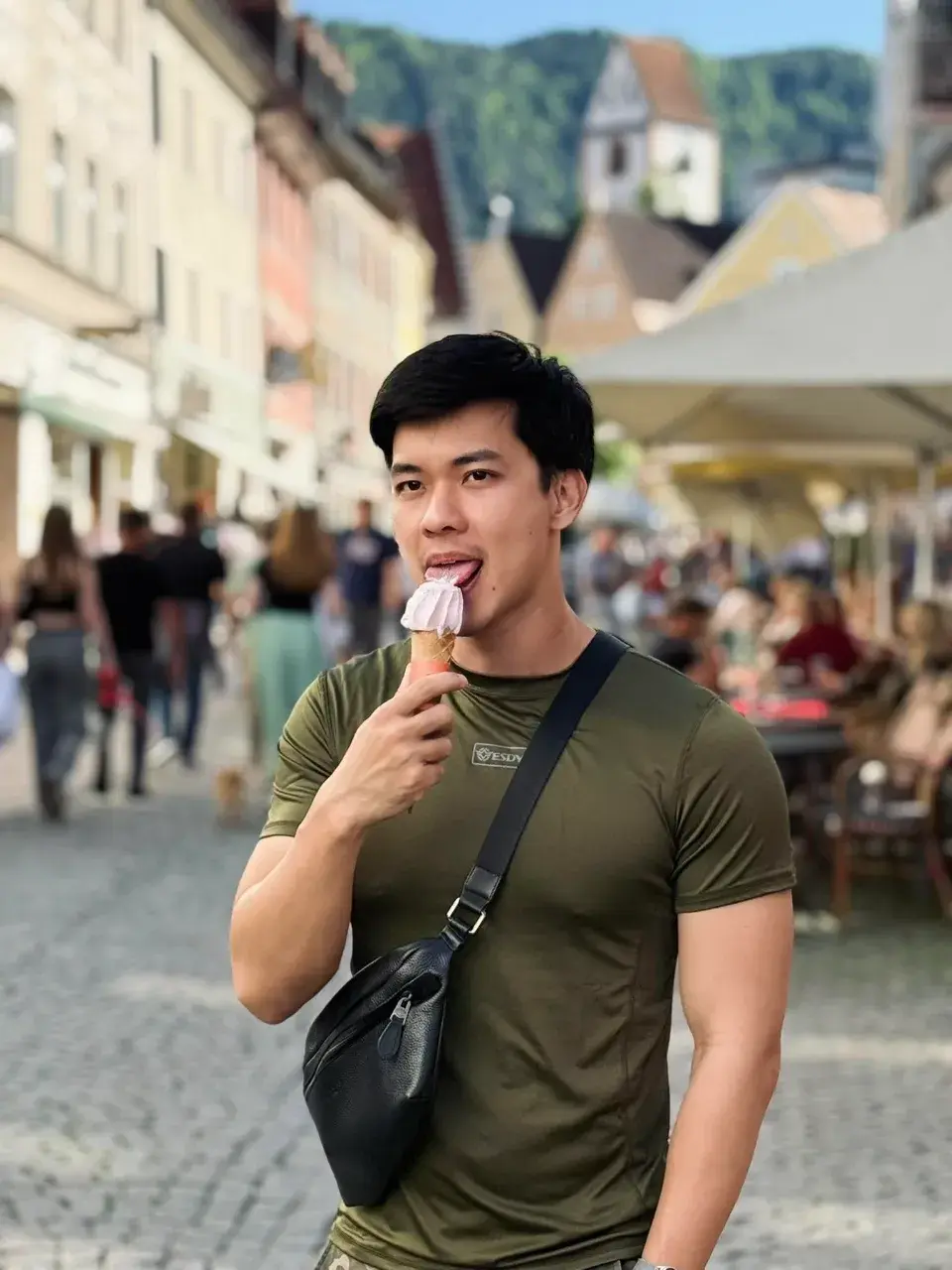 ยอมโดนน้ำอัดฉีดให้พุ่ง