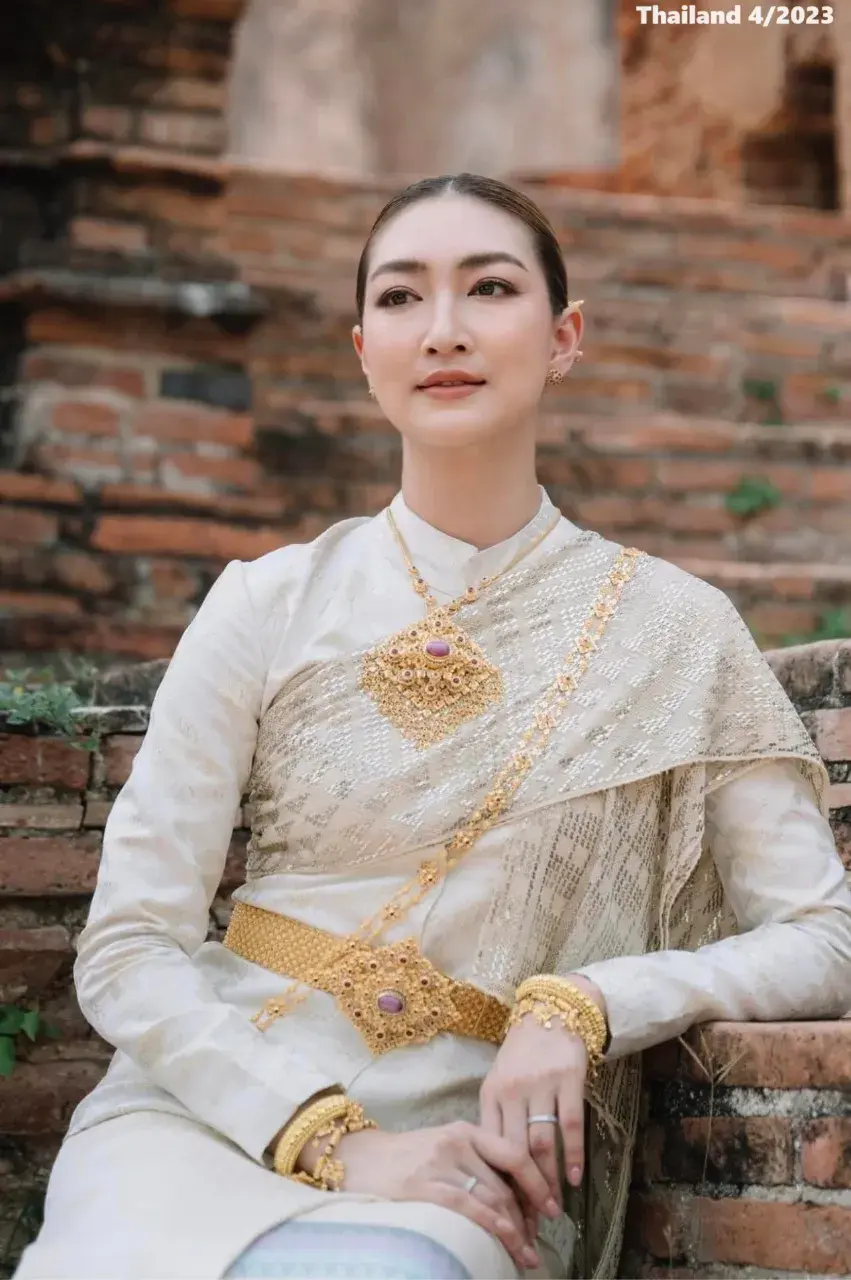 Pancake Khemanit in Thai Dress 🇹🇭