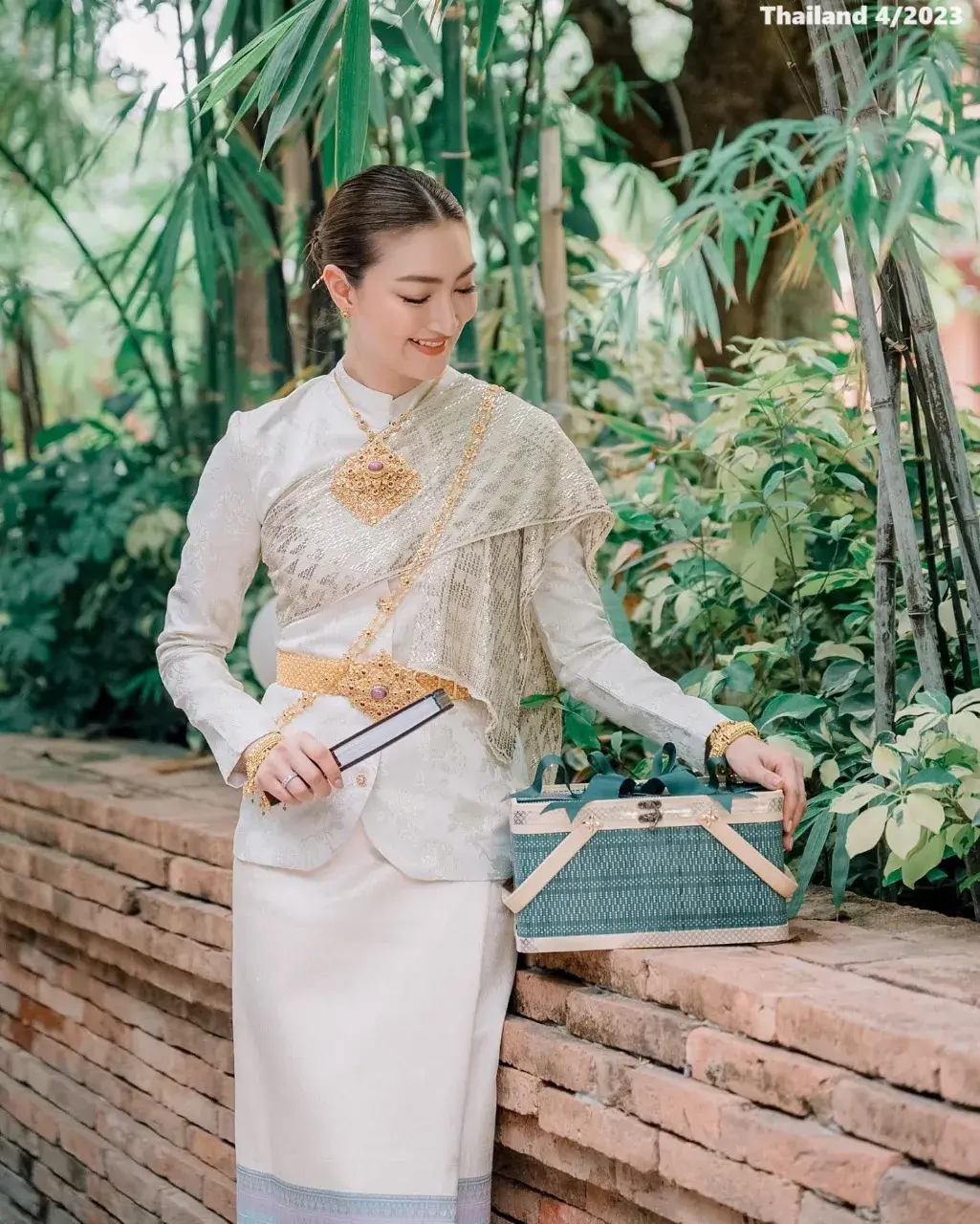 Pancake Khemanit in Thai Dress 🇹🇭