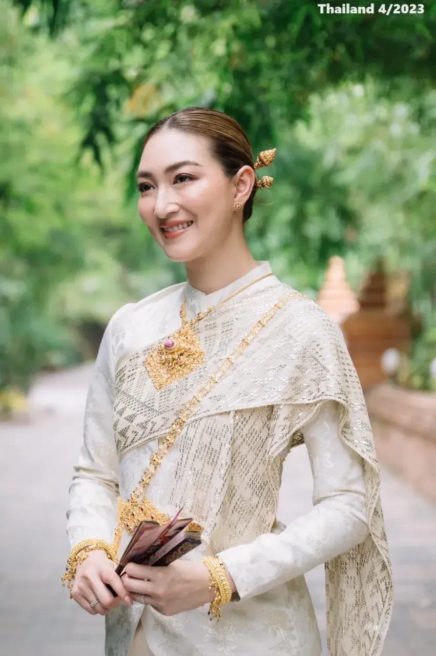 Pancake Khemanit in Thai Dress 🇹🇭