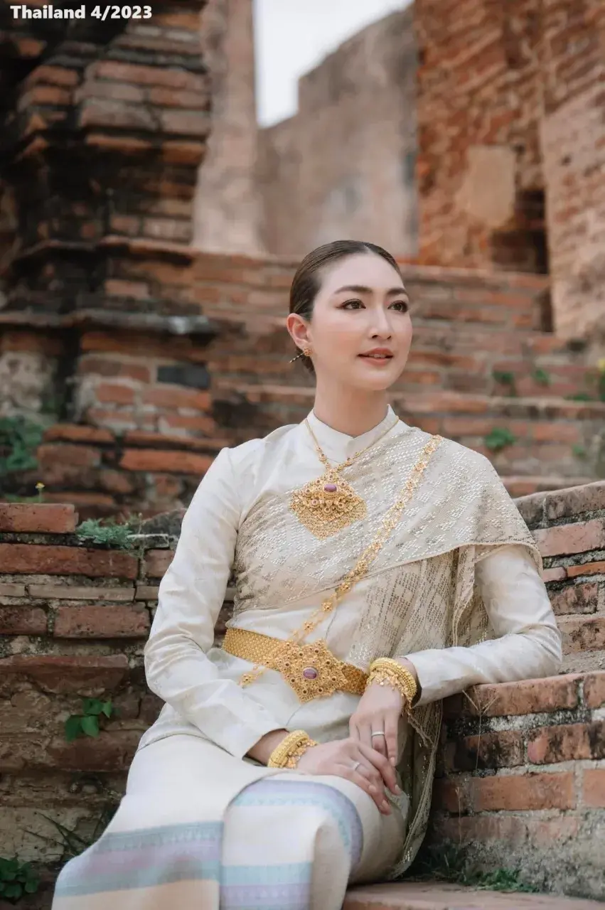 Pancake Khemanit in Thai Dress 🇹🇭