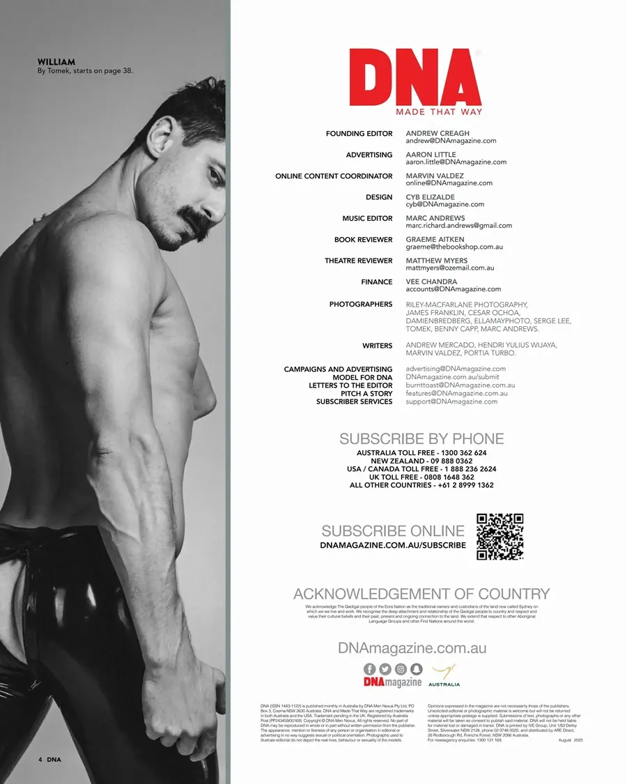 DNA Magazine issue 307 August 2025