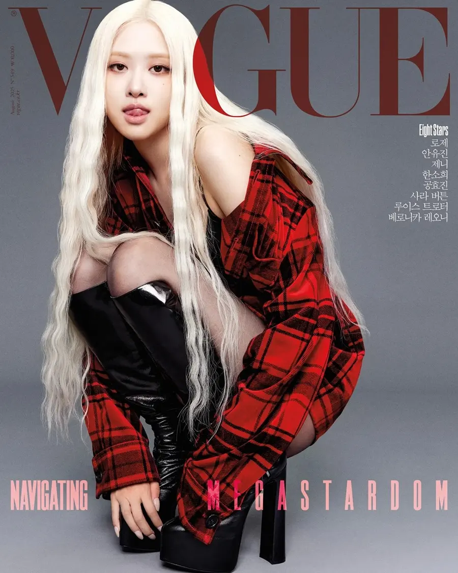 Rosé @ VOGUE Korea August 2025