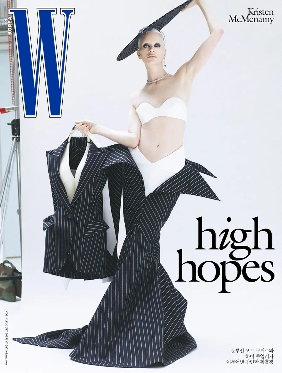 Kristen McMenamy @ W Korea August 2025