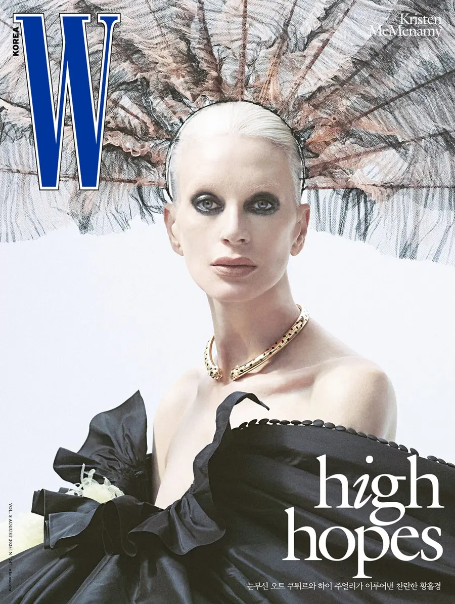 Kristen McMenamy @ W Korea August 2025