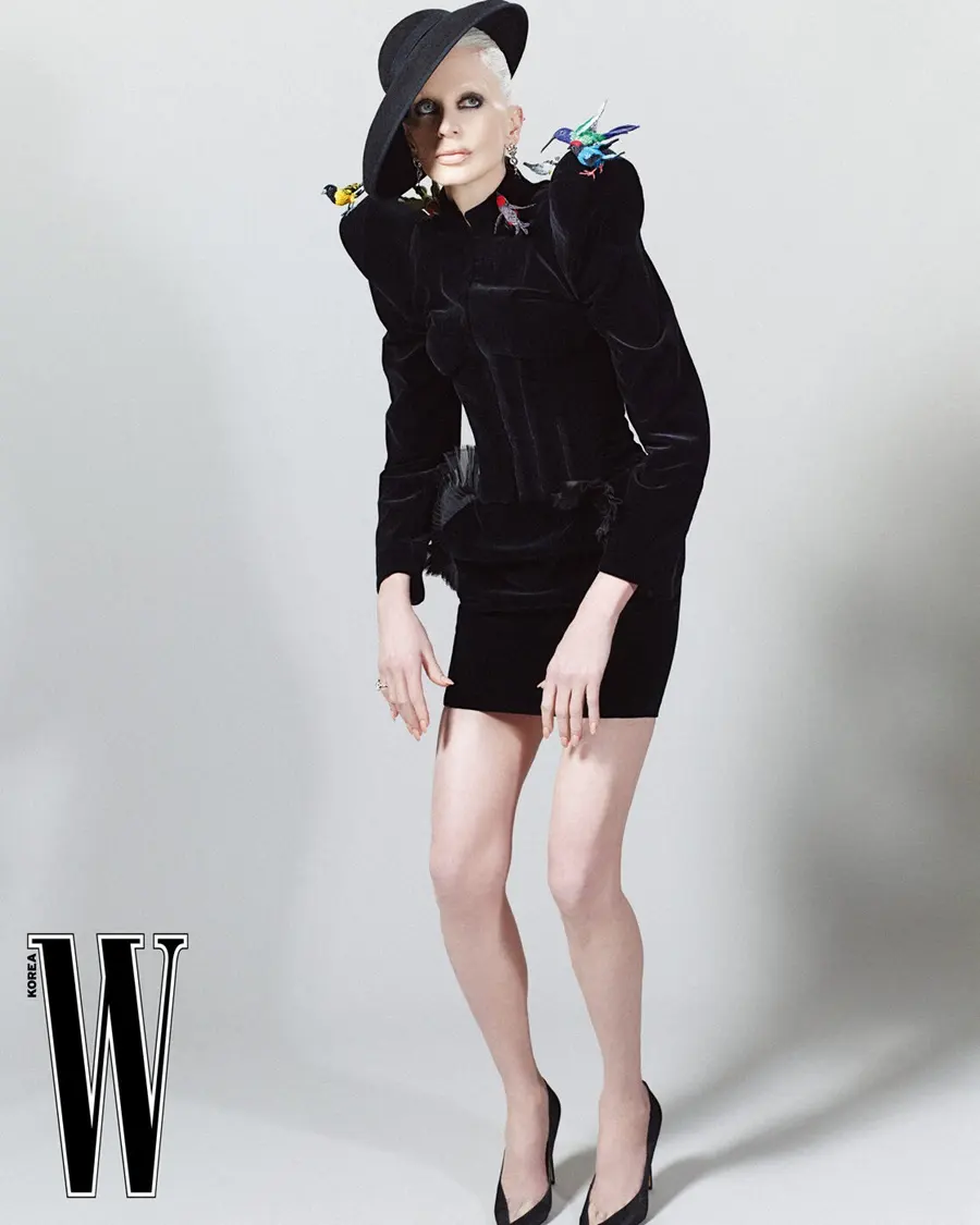 Kristen McMenamy @ W Korea August 2025