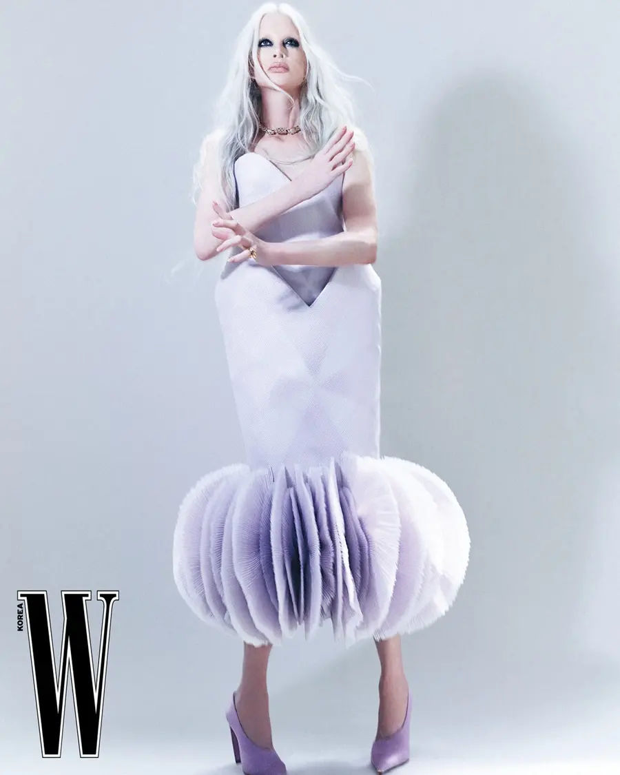 Kristen McMenamy @ W Korea August 2025