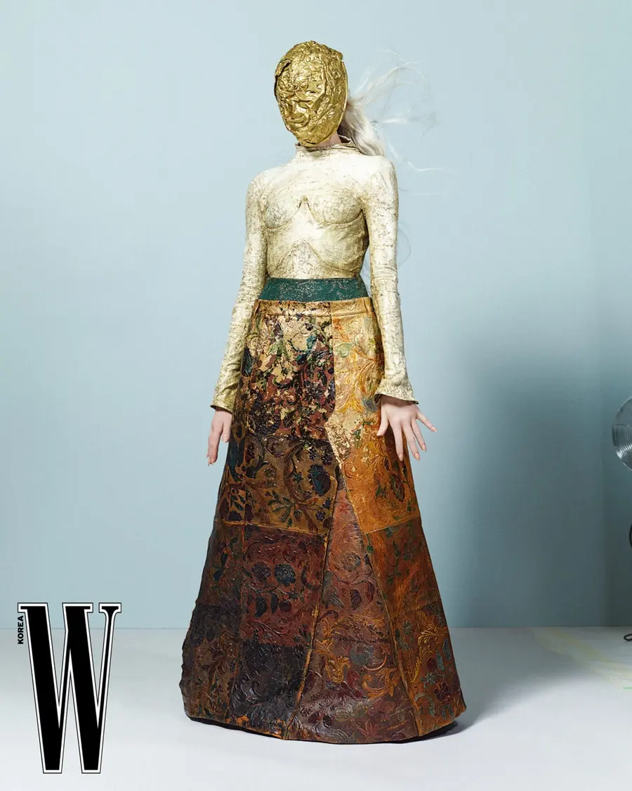 Kristen McMenamy @ W Korea August 2025