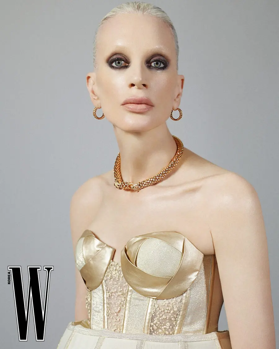 Kristen McMenamy @ W Korea August 2025