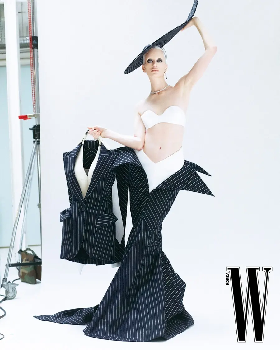 Kristen McMenamy @ W Korea August 2025